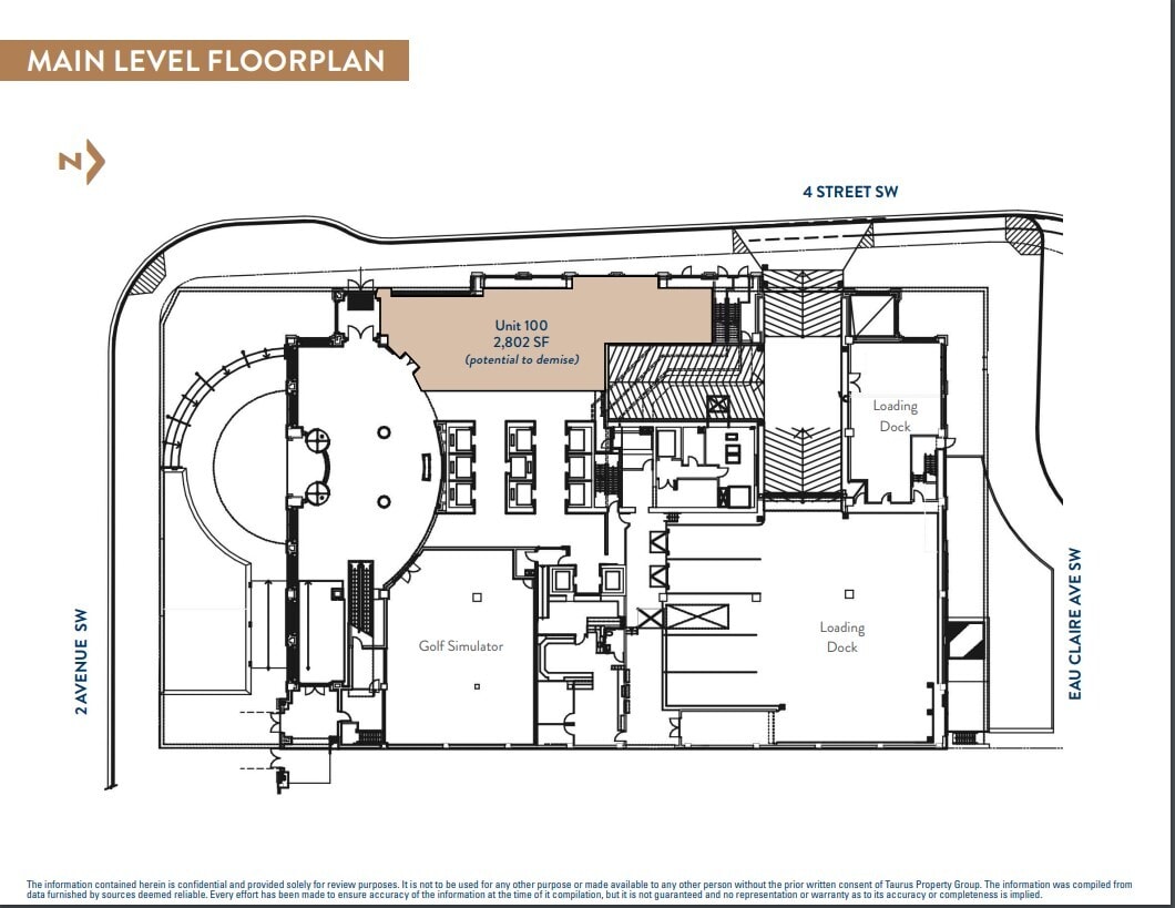 440 2nd Ave SW, Calgary, AB à louer Plan d’étage– Image 1 sur 1