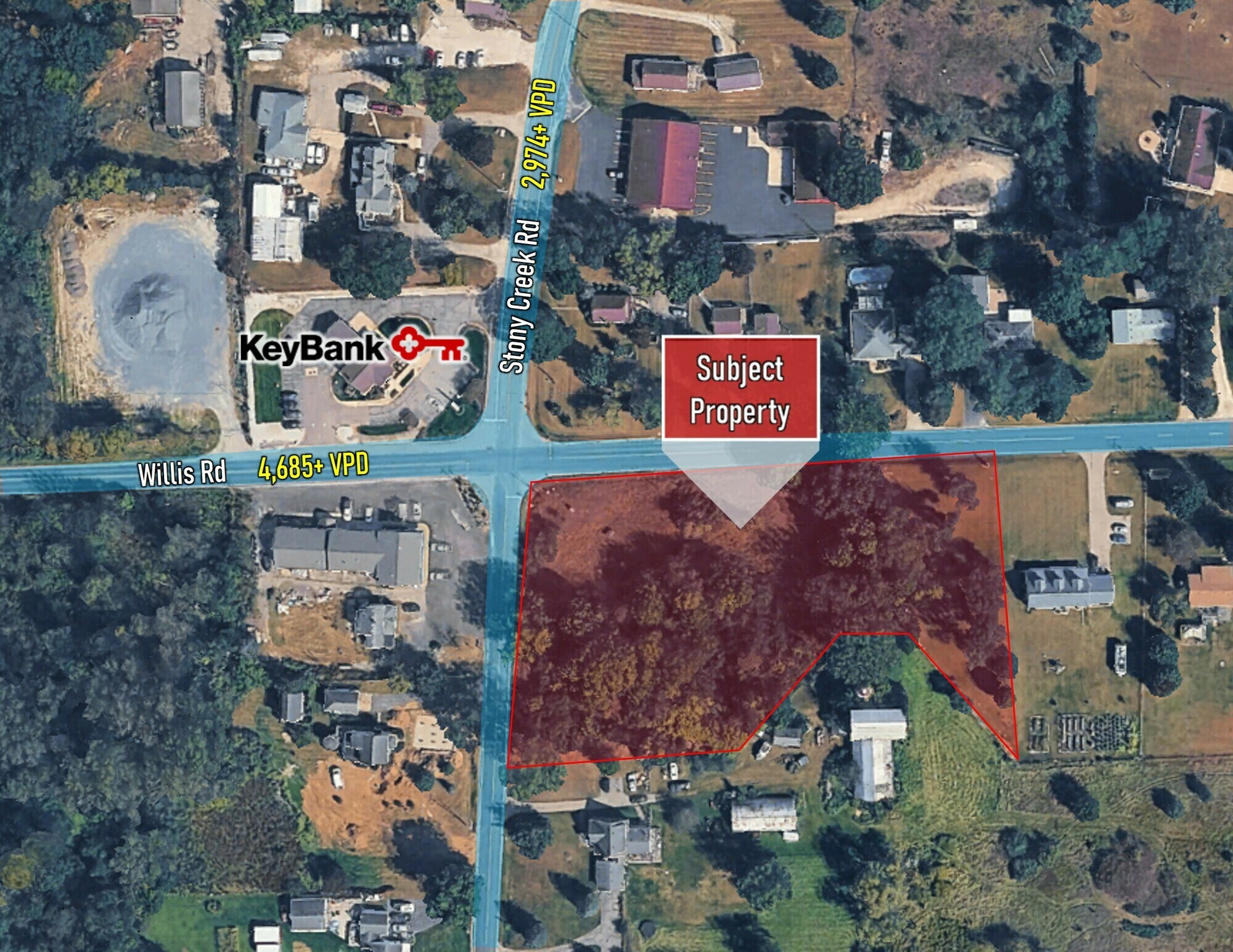 0 Willis Rd, Ypsilanti, MI à vendre Aérien– Image 1 sur 4