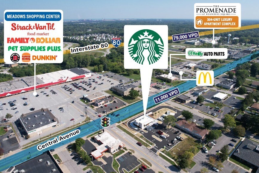 6051 Central Ave, Portage, IN à vendre - Photo de l’immeuble – Image 2 sur 5