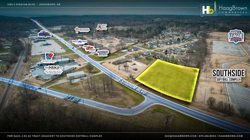 5195 Stadium Blvd, Jonesboro, AR à vendre - Aérien – Image 3 sur 6