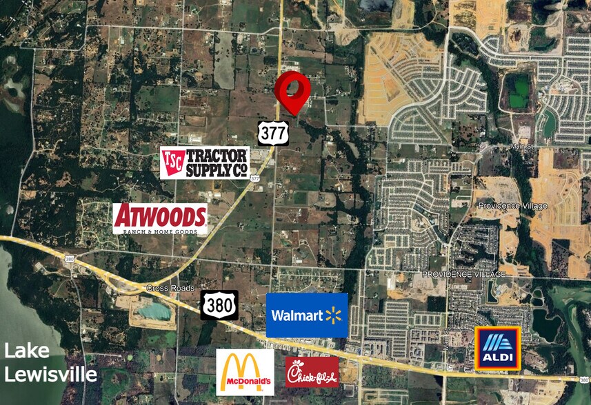 TBD Highway 377, Aubrey, TX à vendre - Aérien – Image 2 sur 18
