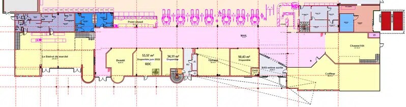 Local commercial dans Hagetmau à louer - Plan d’étage – Image 2 sur 2