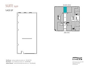 214 2nd Ave N, Nashville, TN à louer Plan d’étage– Image 1 sur 1