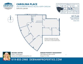 2626 Glenwood Ave, Raleigh, NC à louer Plan d’étage– Image 1 sur 1