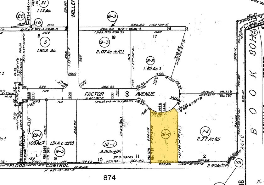 1444-1446 Factor Ave, San Leandro, CA à louer - Plan cadastral – Image 3 sur 4