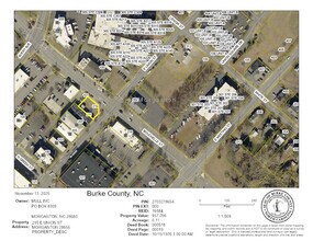 0 E Union St, Morganton, NC - Vue aérienne vue de carte - Image1