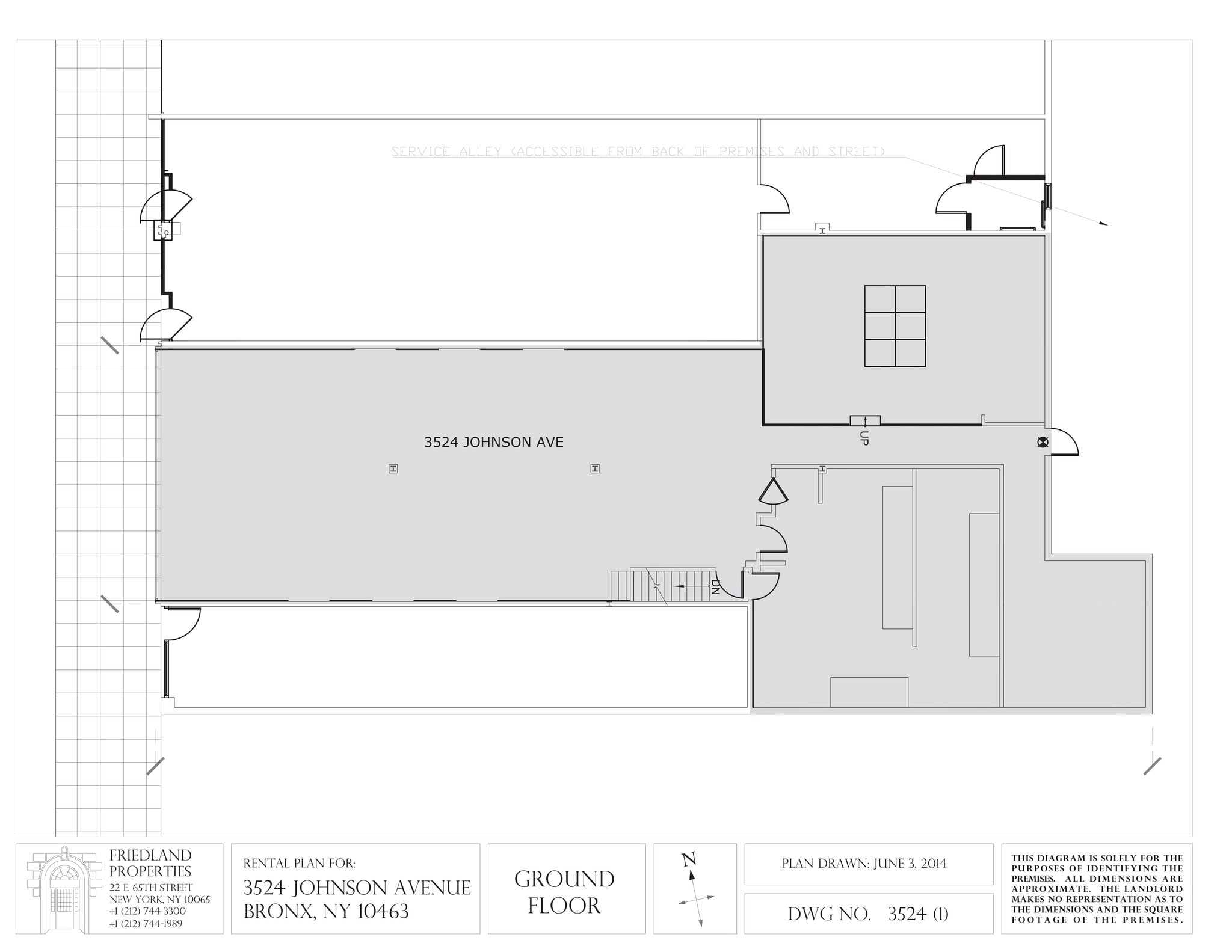 3520-3552 Johnson Ave, Bronx, NY à louer Plan de site– Image 1 sur 1