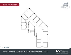 10497 Town & Country Way, Houston, TX à louer Plan d’étage– Image 1 sur 1