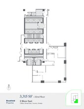 2 Bloor St E, Toronto, ON à louer Plan d’étage– Image 1 sur 1