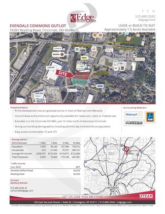Plus de détails pour 10261 Reading Rd, Cincinnati, OH - Terrain à louer
