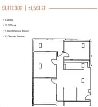 1520 The Alameda, San Jose, CA à louer Plan d’étage– Image 1 sur 1