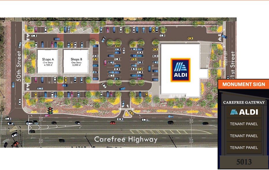 NEC 50th St & Carefree Hwy, Cave Creek, AZ à louer - Photo de l’immeuble – Image 2 sur 4