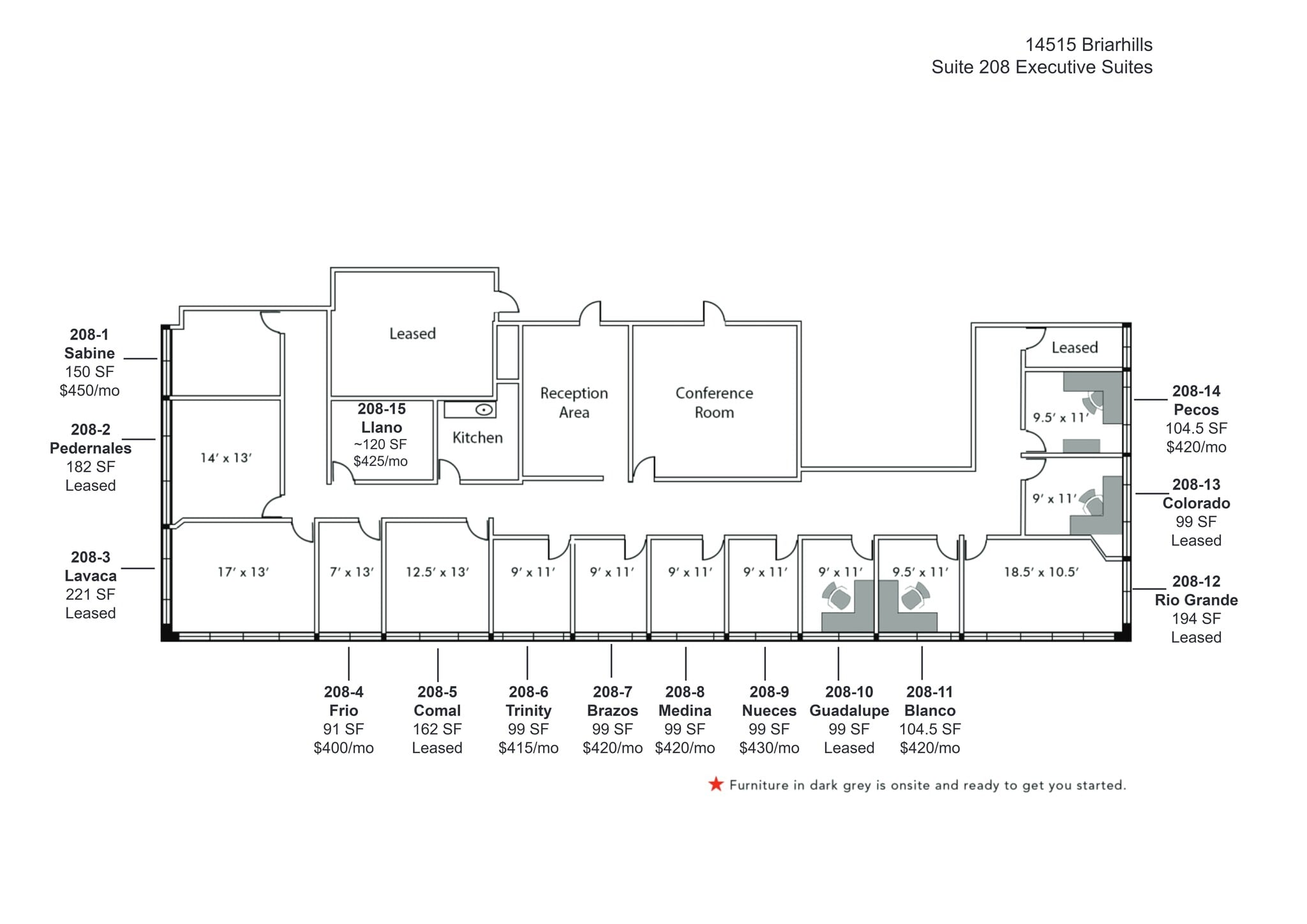 14515 Briarhills Pkwy, Houston, TX à louer Plan de site– Image 1 sur 2