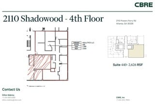 2100 Powers Ferry Rd SE, Atlanta, GA à louer Plan d’étage– Image 1 sur 1