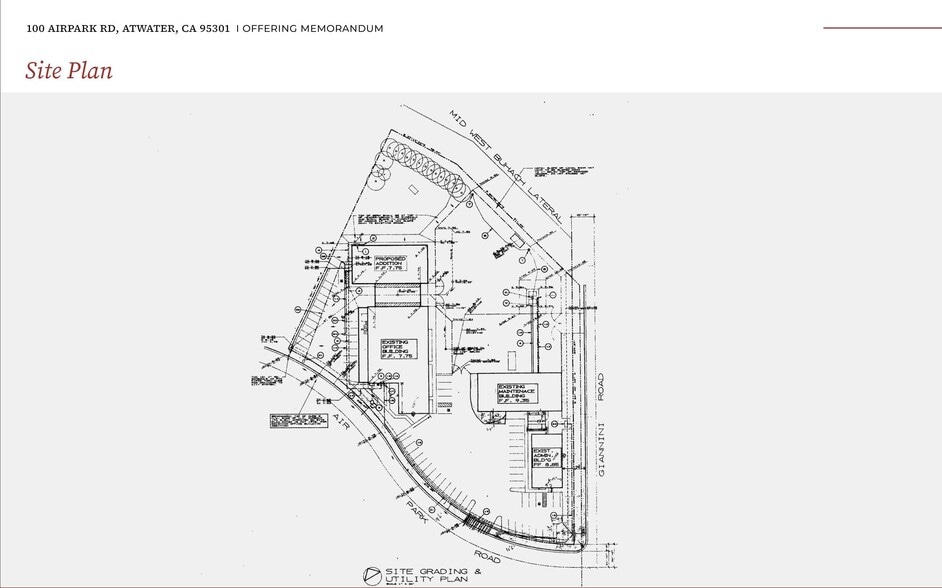 Heavily Improved Multi-Building Parcel portefeuille de 3 biens à vendre sur LoopNet.fr - Plan de site – Image 2 sur 2