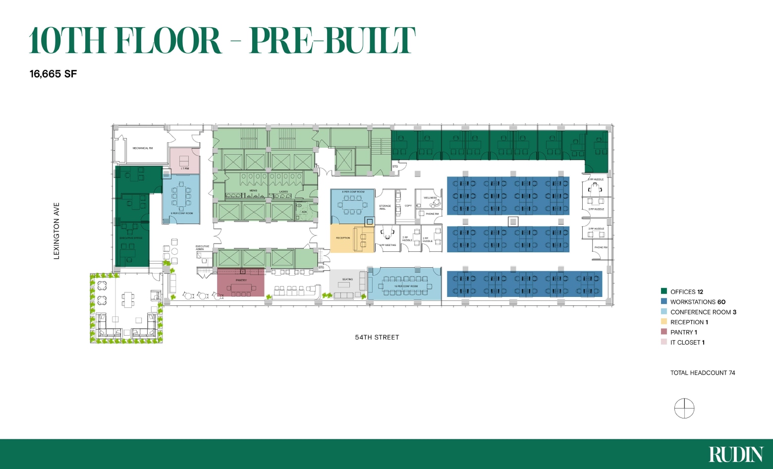 641 Lexington Ave, New York, NY à louer Plan d’étage– Image 1 sur 1
