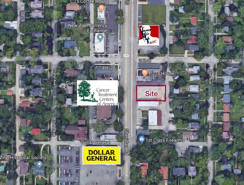 2417-2421 Sheridan Rd, Zion, IL à vendre - Photo de l’immeuble – Image 3 sur 6