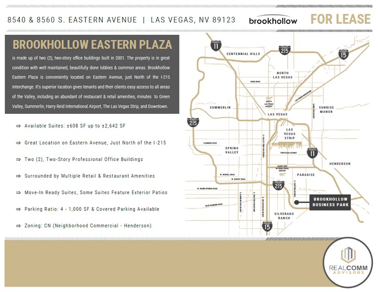 8560 S Eastern Ave, Las Vegas, NV à louer - Photo de l’immeuble – Image 2 sur 7