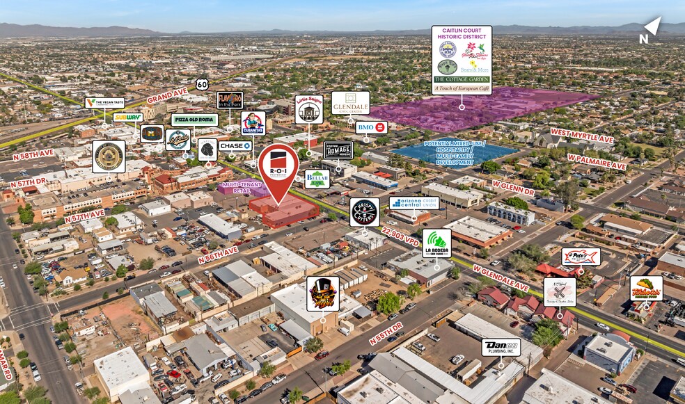 5601-5609 W Glendale Ave, Glendale, AZ à vendre - Photo de l’immeuble – Image 2 sur 3