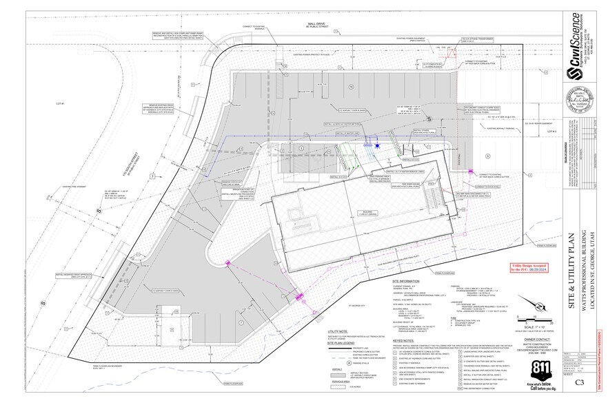 115 Mall Dr, St George, UT à louer - Plan de site – Image 2 sur 2