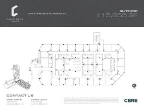 2850 E Camelback Rd, Phoenix, AZ à louer Plan de site– Image 1 sur 2