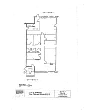 110 S River Rd, Des Plaines, IL à louer Plan d’étage– Image 1 sur 1