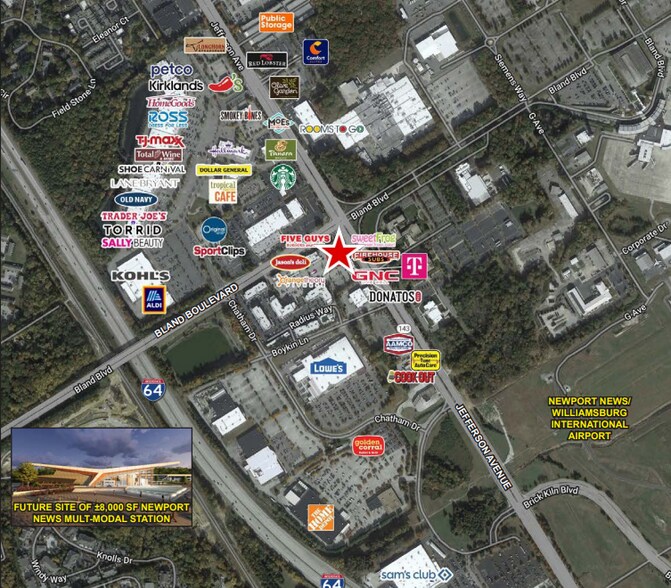 12515 Jefferson Ave, Newport News, VA à louer - Photo de l’immeuble – Image 2 sur 2