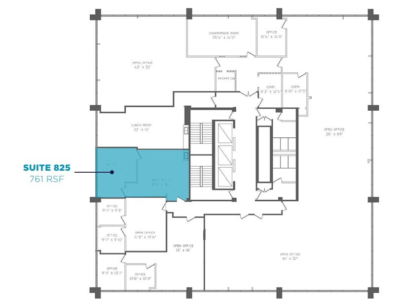 5755 Granger Rd, Independence, OH à louer Plan d’étage– Image 1 sur 1