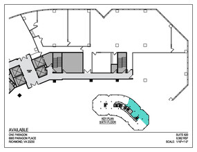 6800 Paragon Pl, Richmond, VA à louer Plan d’étage– Image 1 sur 1