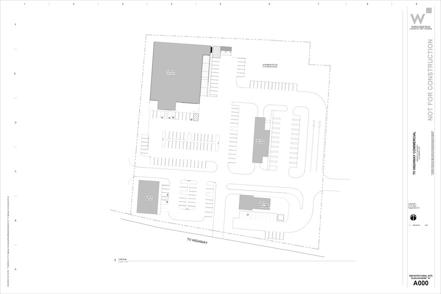 5887-6005 SE Tualatin Valley Hwy, Hillsboro, OR à louer - Plan de site – Image 2 sur 3