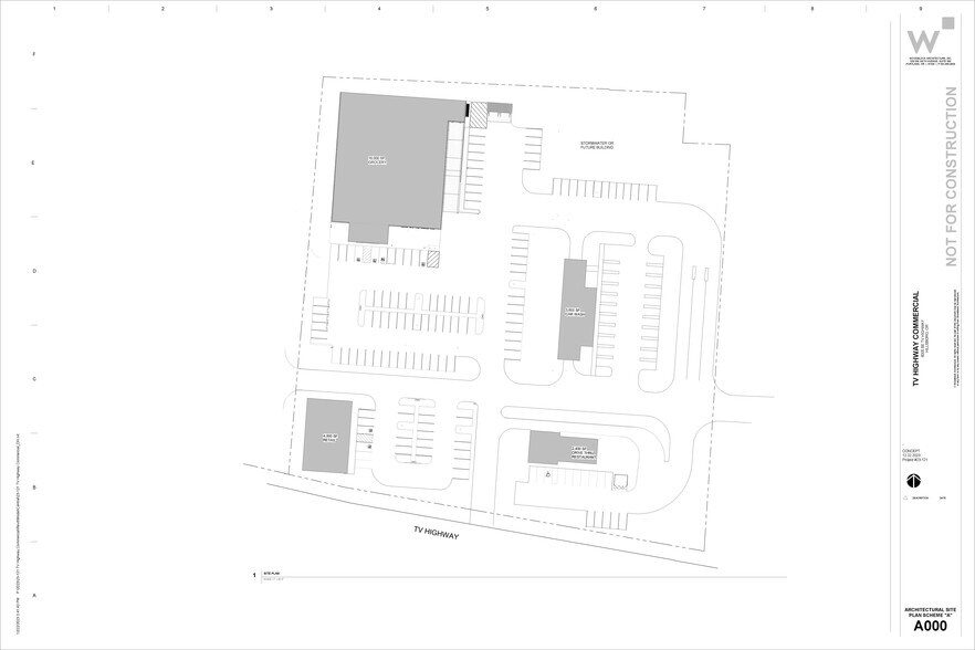 5887-6005 SE Tualatin Valley Hwy, Hillsboro, OR à louer - Plan de site – Image 3 sur 3