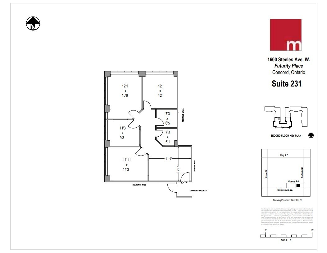 1600 Steeles Ave W, Vaughan, ON à louer Plan d’étage– Image 1 sur 1