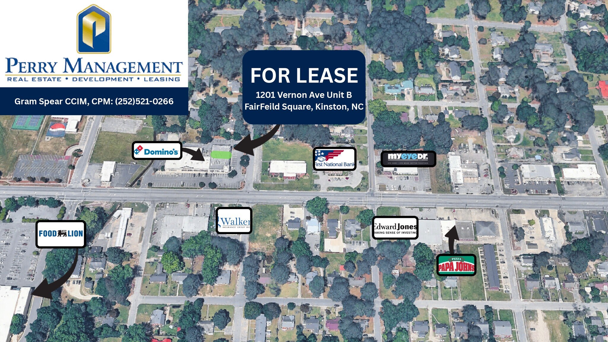 1201_ W Vernon Ave, Kinston, NC à louer Plan de site– Image 1 sur 1
