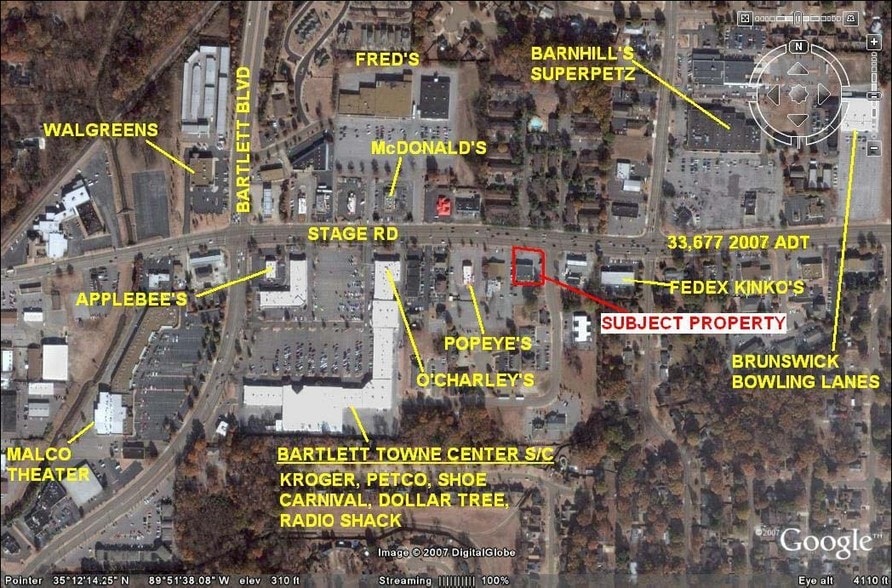 6115 Stage Rd, Bartlett, TN à louer - Aérien – Image 2 sur 5