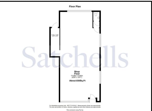 11 North Bridge St, Shefford à louer - Plan d’étage type – Image 2 sur 2