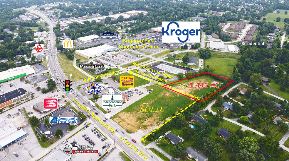 452 Versailles Rd, Frankfort, KY à vendre - Aérien – Image 2 sur 6