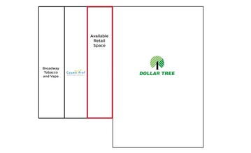 2830-2832 N Broadway St, Pittsburg, KS à louer Plan d’étage– Image 1 sur 1