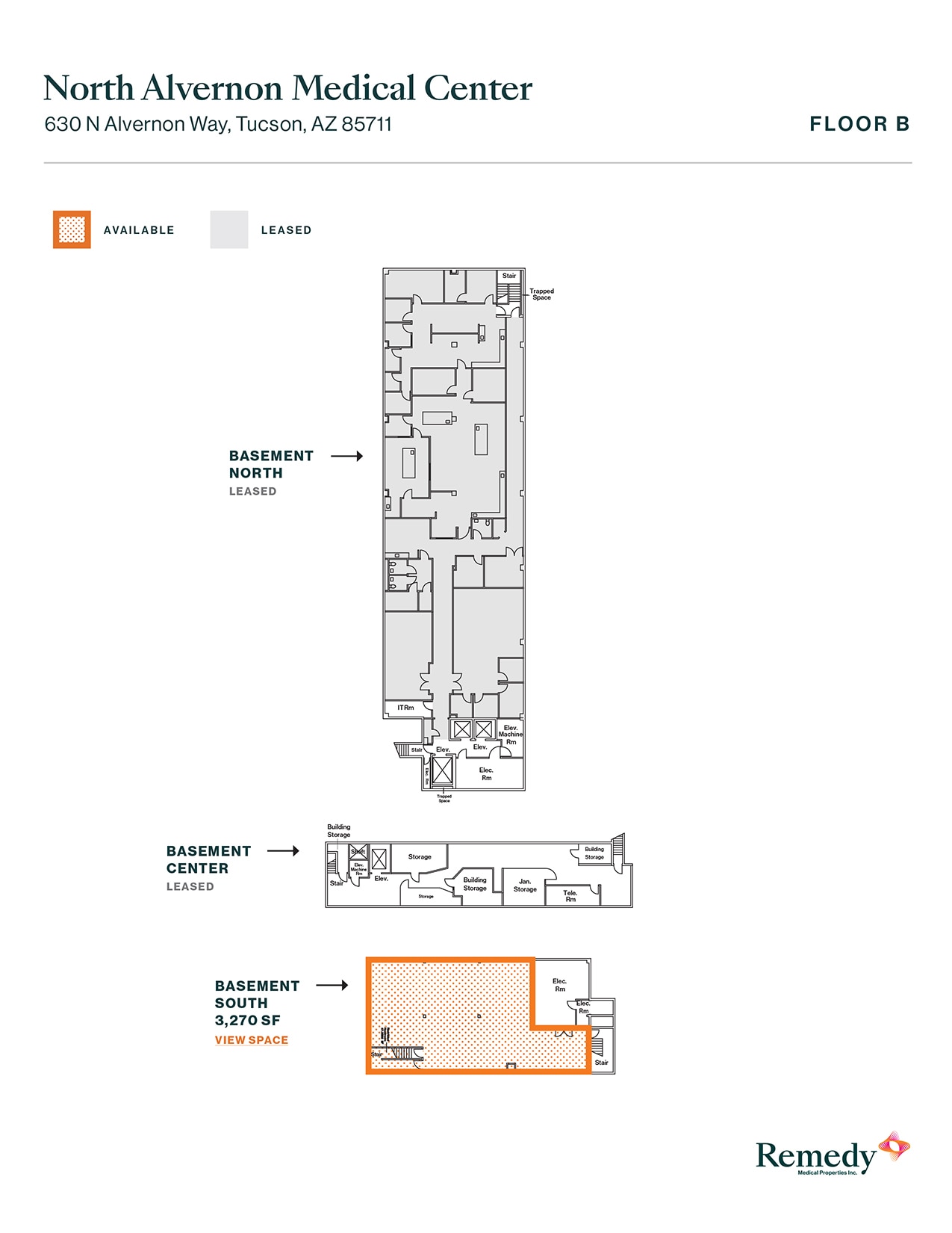 630 N Alvernon Way, Tucson, AZ à louer Plan d’étage– Image 1 sur 2