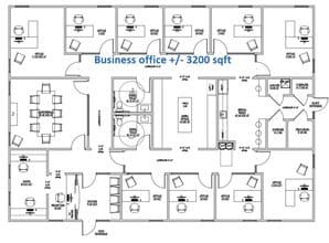 634 Fairview Rd, Simpsonville, SC à louer Plan d’étage– Image 1 sur 4