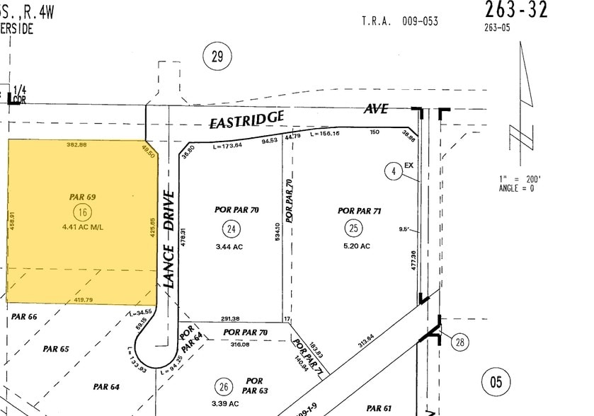 1561 Eastridge Ave, Riverside, CA à louer - Plan cadastral – Image 1 sur 3