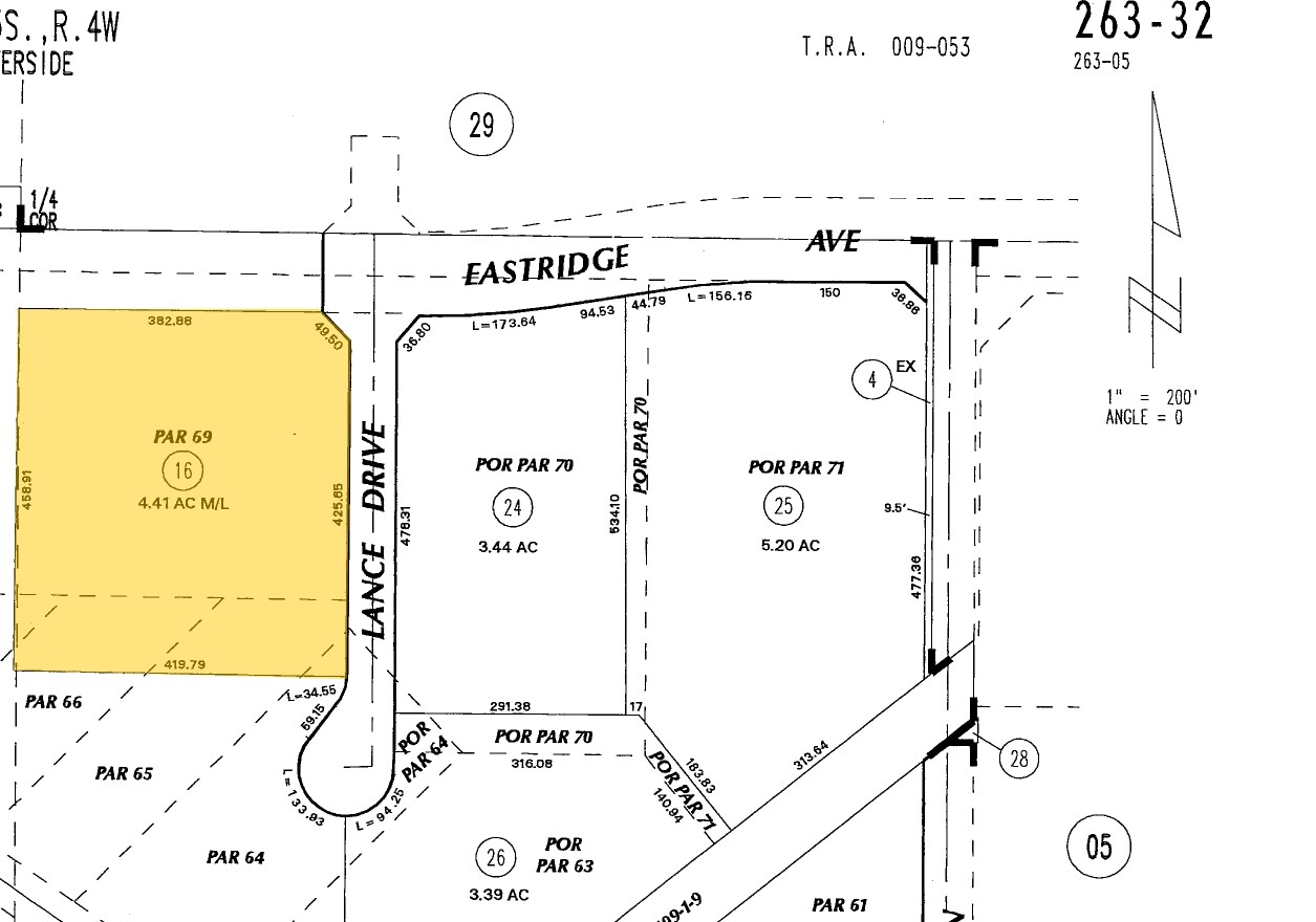 1561 Eastridge Ave, Riverside, CA à louer Plan cadastral– Image 1 sur 4