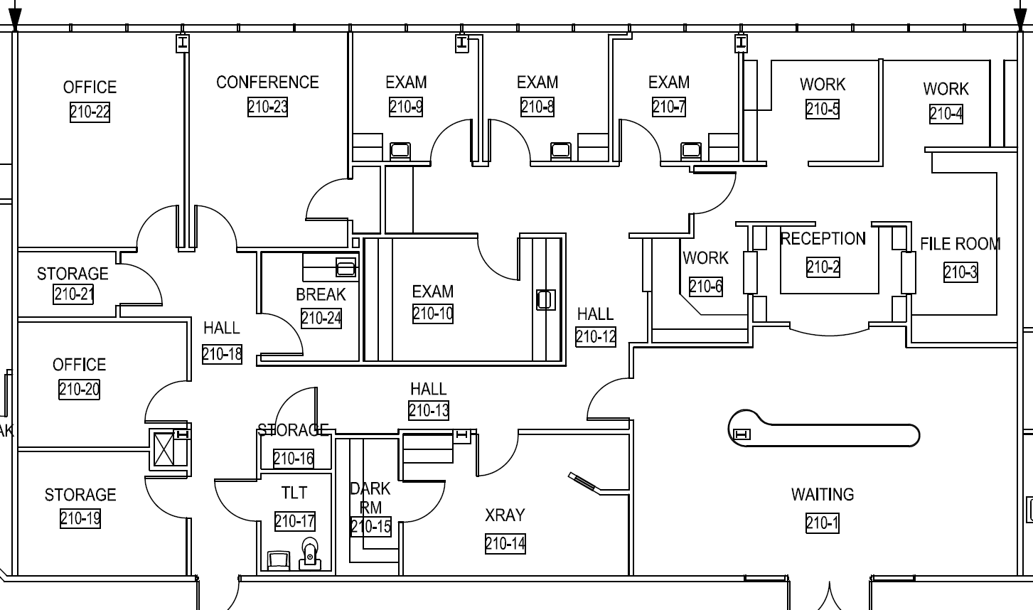 2500 Fondren Rd, Houston, TX à louer Plan d’étage– Image 1 sur 1