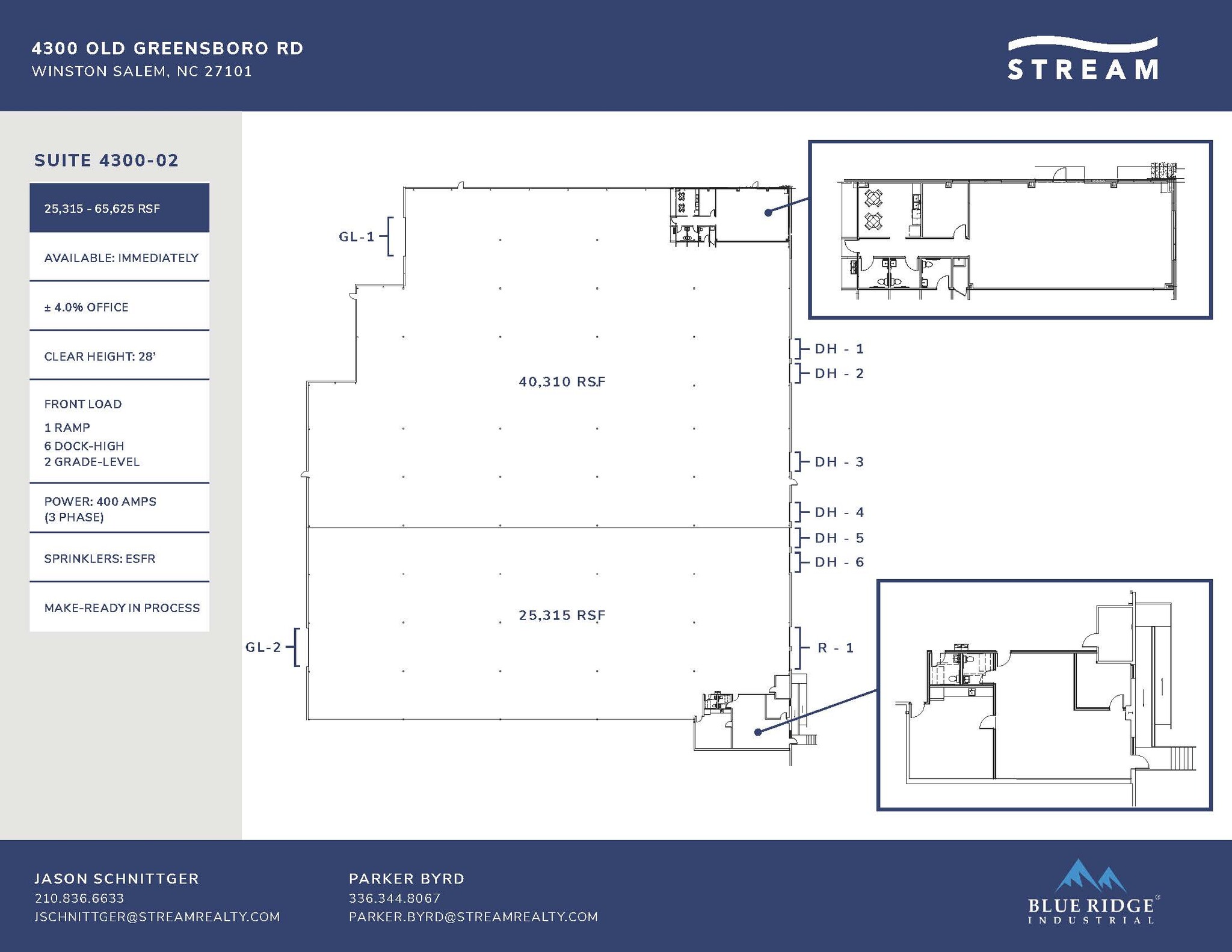 4300 Old Greensboro Rd, Winston-Salem, NC à louer Plan d’étage– Image 1 sur 1