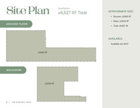 348 N Beverly Dr, Beverly Hills, CA à louer Plan d’étage– Image 2 sur 2