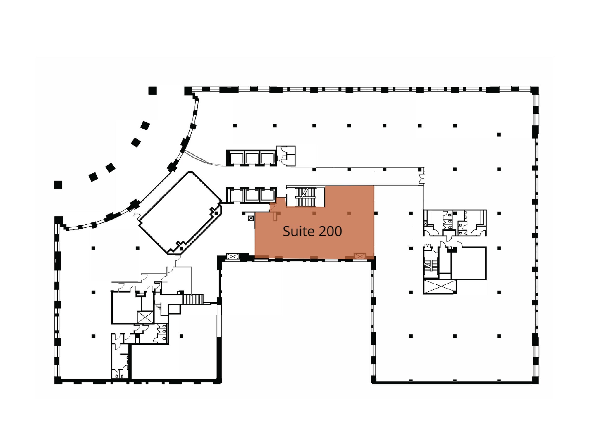 2300 N St NW, Washington, DC à louer Plan d’étage– Image 1 sur 1