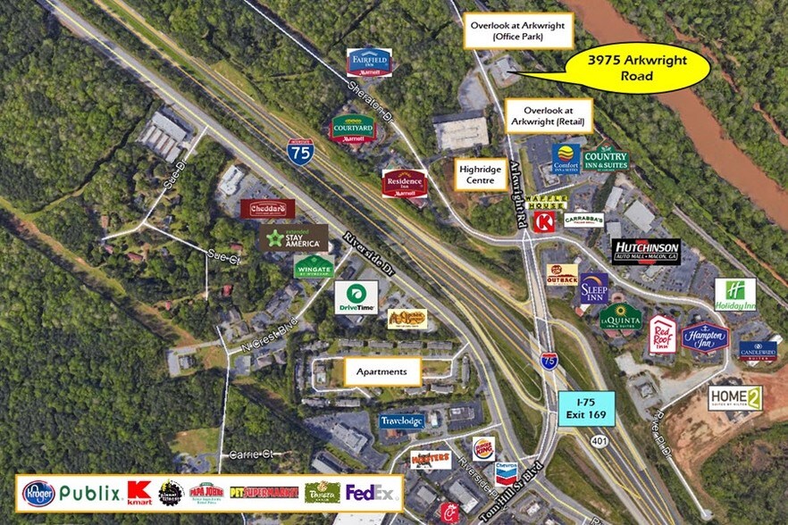 3975 Arkwright Rd, Macon-Bibb, GA à louer - Photo de l’immeuble – Image 3 sur 3