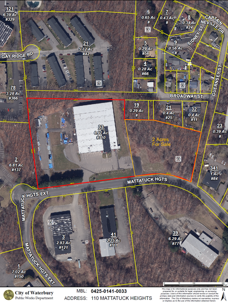 110 Mattatuck Heights Rd, Waterbury, CT à vendre - Aérien – Image 1 sur 1