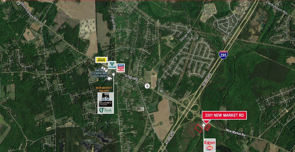 3301 New Market Rd, Henrico, VA à louer - Aérien – Image 3 sur 3