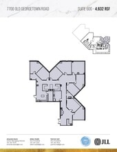 7700 Old Georgetown Rd, Bethesda, MD à louer Plan d’étage– Image 1 sur 2