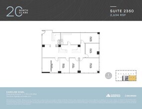 20 N Clark St, Chicago, IL à louer Plan d’étage– Image 1 sur 1